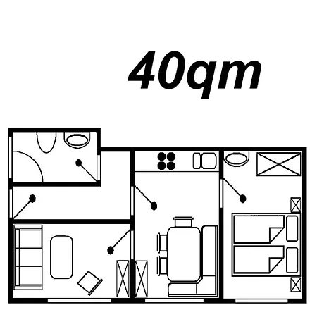 公寓 Haus Kirsten Duhnen 1
